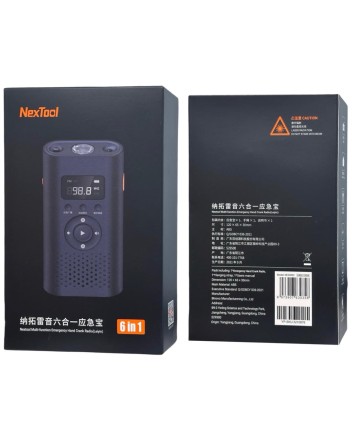  Многофункциональный фонарик NexTool Natuo Leiyin Emergency Kit 6 in 1 NE20092