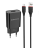  Сетевое зар. устр. Borofone BA20A с шнуром Micro 1USB 2.1A черное