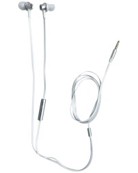 Стереонаушники с микрофоном Remax RM-610D 1.2м плоские серебристые