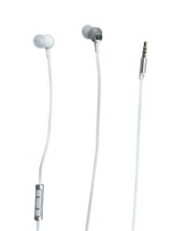 Стереонаушники с микрофоном Remax RM-610D 1.2м плоские серебристые