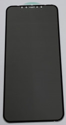 Защитное стекло для iPhone 11 Pro Max/XS Max 6.5&quot; Анти-Шпион чёрное