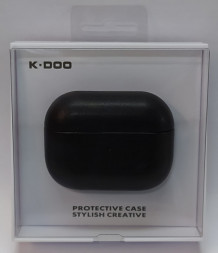 Кожаный чехол для AirPods Pro K-DOO LuxCraft черный
