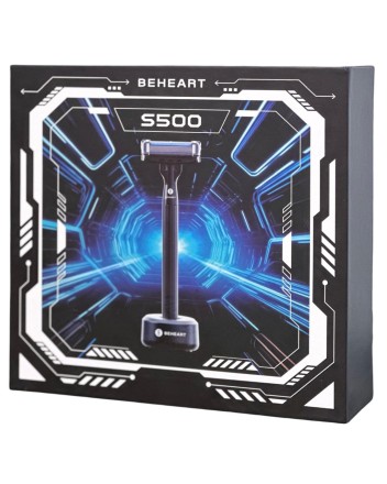  Набор для бритья Beheart S500 (3шт сменные насадки ) черный