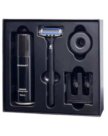  Набор для бритья Beheart S500 (3шт сменные насадки ) черный