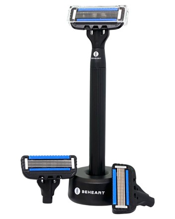  Набор для бритья Beheart S500 (3шт сменные насадки ) черный