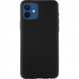 Чехол-накладка для i-Phone 12 mini 5.4&quot; силикон матовый чёрный