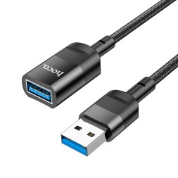 Кабель-удлинитель HOCO U107 USB (папа) - USB3.0 (мама) 1.2м черный