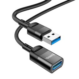 Кабель-удлинитель HOCO U107 USB (папа) - USB3.0 (мама) 1.2м черный