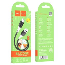 Usb Кабель-зарядка Type-C Hoco X82 3A 1м мягкий силиконовый черный