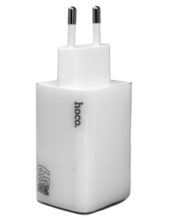  Сетевое зар. устр. Hoco N49 1USB/2C 65W белое
