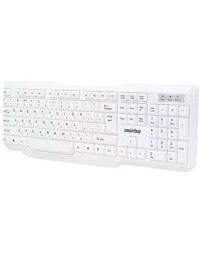 Клавиатура проводная с подсветкой Smartbuy ONE 333 USB белая (SBK-333U-W)/20