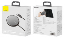 Беспроводное зарядное устройство Baseus Simple Mini Magnetic Wireless Charger WXJK-F01 черный 