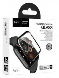 Защитное стекло для Apple watch &quot;44&quot; чёрное Hoco A29