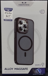 Накладка для i-Phone 14 Pro Keephone Magsafe матовый прозрачный