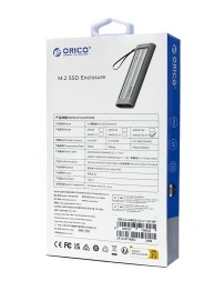 Внешний корпус для SSD M2 NVMe Orico AXM2S-G2-V1 USB-C серый