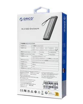  Внешний корпус для SSD M2 NVMe Orico AXM2S-G2-V1 USB-C серый