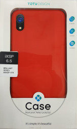 Накладка для i-Phone XS Max TOTU силикон красный
