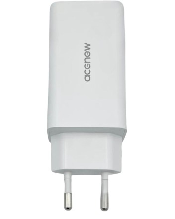  Сетевое зар. устр. Acenew A2365 1USB/2C 65W белое