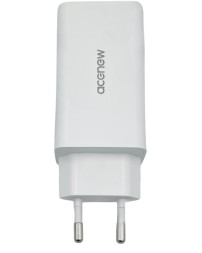 Сетевое зар. устр. Acenew A2365 1USB/2C 65W белое
