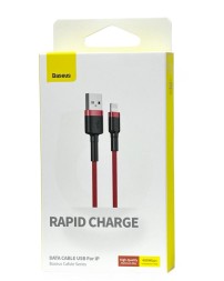 Usb Кабель-зарядка Lightning Baseus 2м CALKLF-C09 1.5A красный