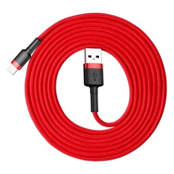 Usb Кабель-зарядка Lightning Baseus 2м CALKLF-C09 1.5A красный