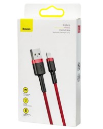Usb Кабель-зарядка Lightning Baseus 2м CALKLF-C09 1.5A красный