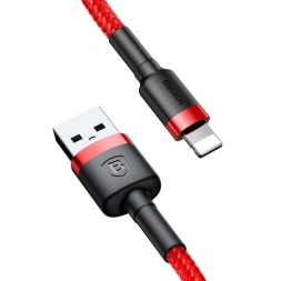 Usb Кабель-зарядка Lightning Baseus 2м CALKLF-C09 1.5A красный