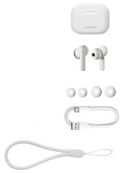 Мобильная Bluetooth-гарнитура Baseus Bowie E17 BT5.3/35mAh (430mAh)/6ч (A00072200223-Z1) белая