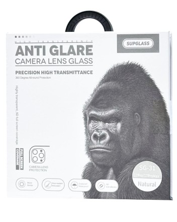  Защитное стекло для задней камеры Supglass SG-31 iPhone 17 Pro/17 Pro Max 3pcs серая