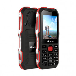 Мобильный телефон Olmio X02 2,4&quot;/2550 mAh/FM/камера/MicroSD черно-красный