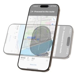 Держатель c беспроводной зарядкой на торпеду/воздуховод Keephone Seanova carbon