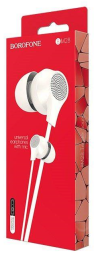 Наушники с микрофоном Borofone BM28 Tender Sound 1.2м белые