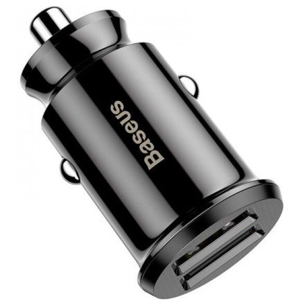  Автомобильное заряд. устр. Baseus Grain 2USB 3.1A (CCALL-ML01) черное