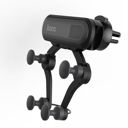  Держатель в автомобиль в воздуховод Hoco CA51 с зажимом черный