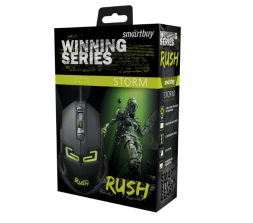 Мышь игровая проводная Smartbuy RUSH Storm черная (SBM-916G-K)