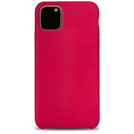 Накладка для i-Phone 13 Pro Silicone icase под оригинал, камера закрыта №47 кислотно-розовая