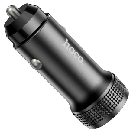  Автомобильное заряд. устр. Hoco Z49A 1USB QC3.0 черное