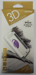 Защитное стекло для iPhone 11 Pro Max/XS Max 6.5&quot; Smartbuy олеофобное чёрное