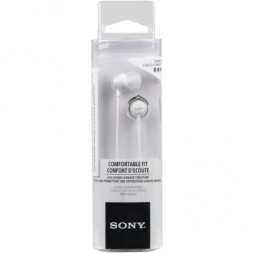 Стереонаушники Sony MDR-EX15LP с микрофоном белые
