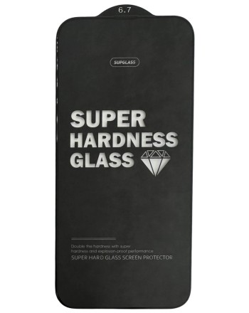  Защитное стекло для i-Phone 14 Plus/13 Pro Max 6.7&quot; Supglass XC-11 3D чёрное