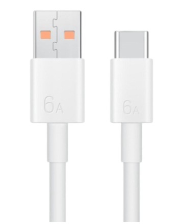  Usb Кабель-зарядка Type-C Huawei CC790 6A 1м белый