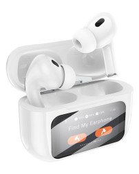 Беспроводные наушники TWS с дисплеем Borofone BW76 BT5.4/4ч белые