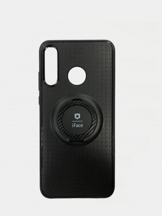 Чехол-накладка для Huawei Honor 8X силикон iface с держателем чёрный