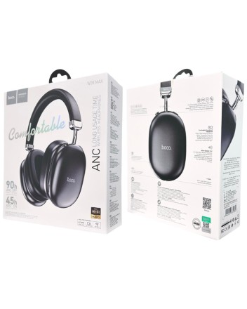  Стереонаушники Bluetooth полноразмерные Hoco W35 Max ANC BT5.3/45ч черные