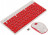 Комплект клавиатура+мышь Smartbuy 220349AG красно-белый (SBC-220349AG-RW) /20