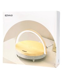 Bluetooth колонка с беспроводной зарядкой Ezvalo Music Desk Lamp LYYD01 Wood pattern