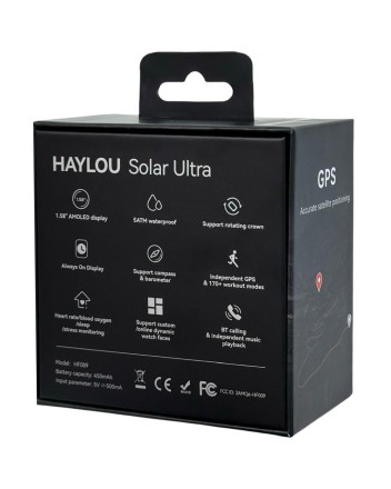  Умные часы Haylou Solar Ultra (LS23/HF009) черные