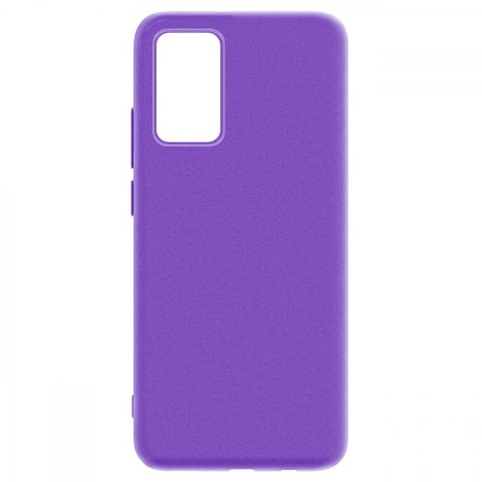  Накладка для Samsung Galaxy A52 Silicone cover фиолетовая