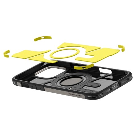  Накладка для i-Phone 16 Pro 6.3&quot; Spigen Tough Armor MagSafe (ACS08145) серый