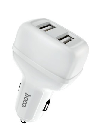  Автомобильное заряд. устр. Hoco Z36 2USB 2.1A белое